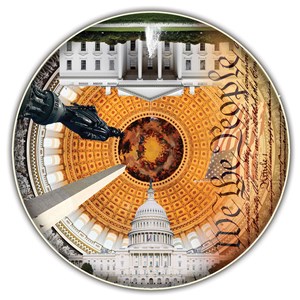 A Broader View (364) - "USA Capital (Round Table Puzzle)" - 500 brikker puslespil