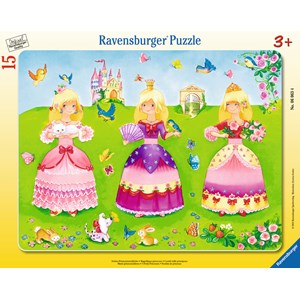 Ravensburger (06063) - "3 Pretty Princesses" - 15 brikker puslespil