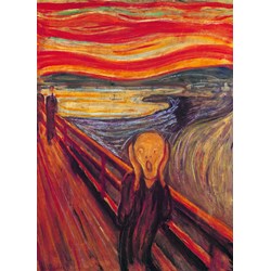 Eurographics (6000-4489) - Edvard Munch: "The Scream" - 1000 brikker puslespil