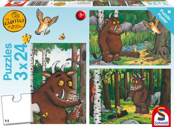 Schmidt Spiele (56210) - "My friend Grüffelo" - 1000 brikker puslespil