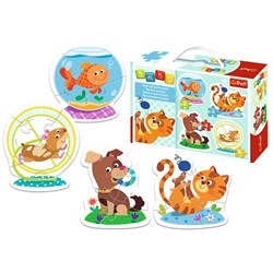 Trefl (360530) - "Pets" - 2 3 4 brikker puslespil
