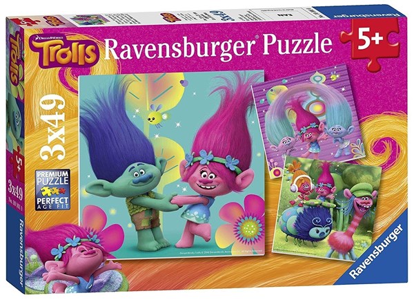 Ravensburger (09364) - "Trolls" - 49 brikker puslespil
