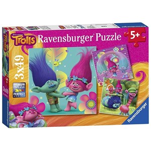 Ravensburger (09364) - "Trolls" - 49 brikker puslespil