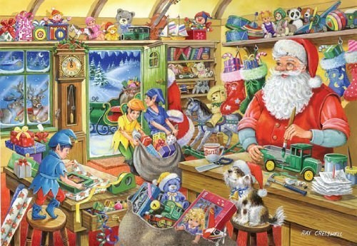 The House of Puzzles (2162) - "No.5, Santa's Workshop" - 500 brikker puslespil