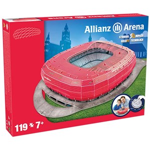 Nanostad (Bayern) - "Allianz Arena, Bayern" - 119 brikker puslespil