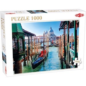 Tactic (53926) - "Grand Canal Church" - 1000 brikker puslespil