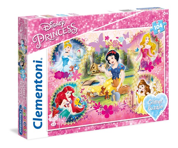 Clementoni (20134) - "Disney Princess" - 104 brikker puslespil