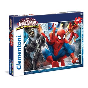 Clementoni (27958) - "Spiderman" - 104 brikker puslespil