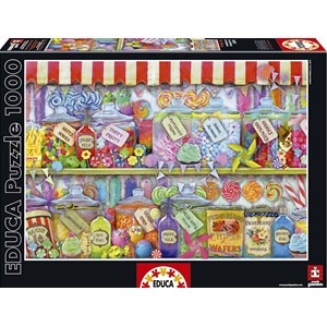 Educa (16291) - Aimee Stewart: "Candy Shop" - 1000 brikker puslespil