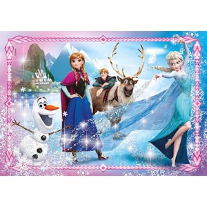 Clementoni (20133) - "Frozen" - 104 brikker puslespil