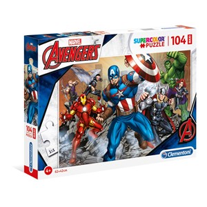 Clementoni (23985) - "Avengers" - 104 brikker puslespil