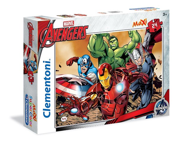 Clementoni (24037) - "Avengers" - 24 brikker puslespil