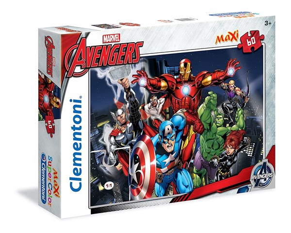 Clementoni (26749) - "Avengers" - 60 brikker puslespil