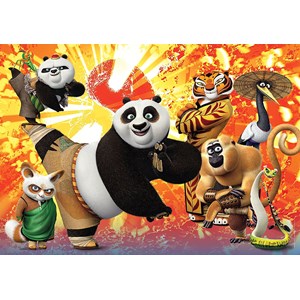 Clementoni (27959) - "Kung Fu Panda 3" - 104 brikker puslespil