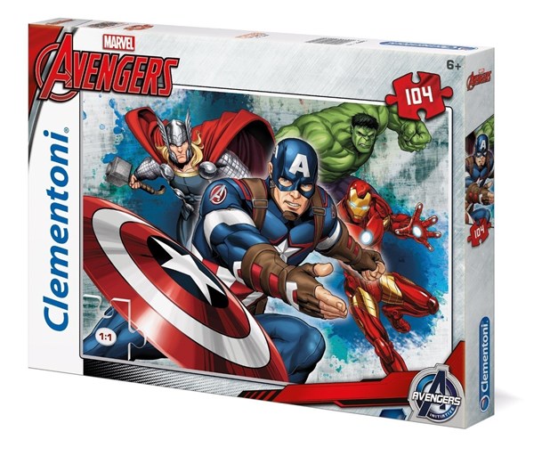 Clementoni (27973) - "Marvel Avengers" - 104 brikker puslespil