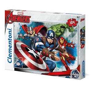Clementoni (27973) - "Marvel Avengers" - 104 brikker puslespil
