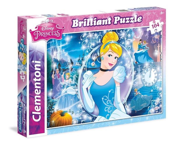 Clementoni (20132) - "Disney Princess" - 104 brikker puslespil