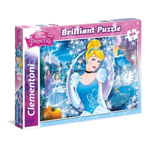 Clementoni (20132) - "Disney Princess" - 104 brikker puslespil