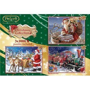 Falcon (11069) - "Christmas Collector's Box Vol. 2" - 1000 brikker puslespil