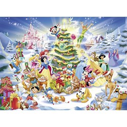 Ravensburger (10545) - "Disney Christmas Magic" - 100 brikker puslespil