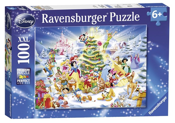Ravensburger (10545) - "Disney Christmas Magic" - 100 brikker puslespil