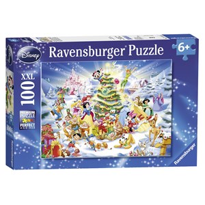 Ravensburger (10545) - "Disney Christmas Magic" - 100 brikker puslespil