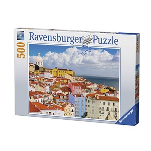 Ravensburger (14757) - "Lisbon, Portugal" - 500 brikker puslespil