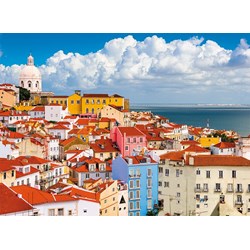 Ravensburger (14757) - "Lisbon, Portugal" - 500 brikker puslespil