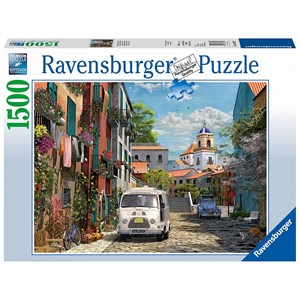 Ravensburger (16326) - Dominic Davison: "Sydfrankrig Idyllisk" - 1500 brikker puslespil