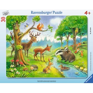 Ravensburger (06138) - "Animals" - 30 brikker puslespil