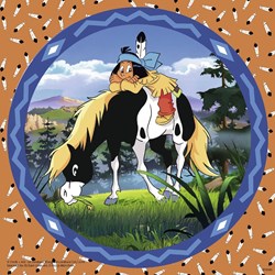 Ravensburger (08000) - "Yakari" - 49 brikker puslespil
