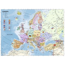 Ravensburger (12837) - "Politische Europakarte" - 200 brikker puslespil