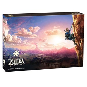 USAopoly (PZ005-502) - "The Legend of Zelda™ Breath of the Wild Scaling Hyrule" - 1000 brikker puslespil