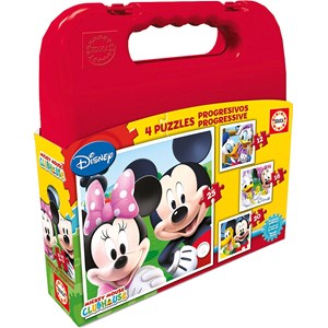 Educa (16505) - "Mickey Mouse Club House" - 12 16 20 25 brikker puslespil