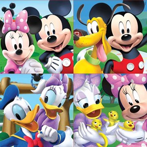 Educa (16505) - "Mickey Mouse Club House" - 12 16 20 25 brikker puslespil