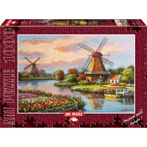 Art Puzzle (4354) - "Windmills" - 1000 brikker puslespil