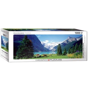 Eurographics (6010-1456) - "Lake Louise, Canadian Rockies" - 1000 brikker puslespil