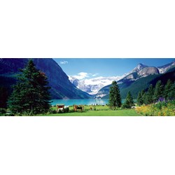Eurographics (6010-1456) - "Lake Louise, Canadian Rockies" - 1000 brikker puslespil