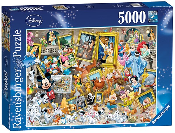 Ravensburger (17432) - "Artistic Mickey" - 5000 brikker puslespil
