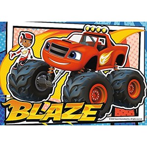 Trefl (34267) - "Blaze and the Monster Machines" - 35 48 54 70 brikker puslespil