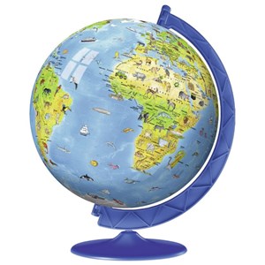 Ravensburger (12342) - "World Globe in English" - 180 brikker puslespil