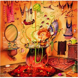 Grafika (02149) - François Ruyer: "The Witch" - 1500 brikker puslespil