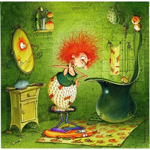 Grafika (02163) - François Ruyer: "Witch" - 1500 brikker puslespil