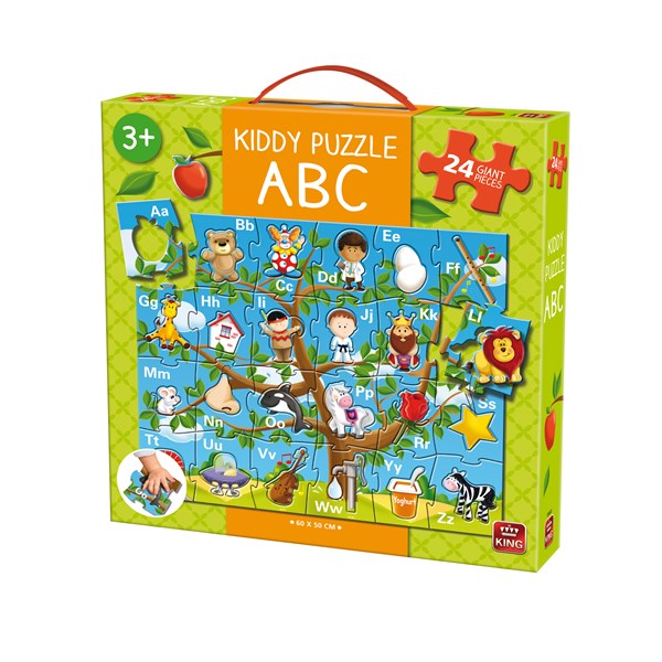 King International (05441) - "Kiddy ABC" - 24 brikker puslespil