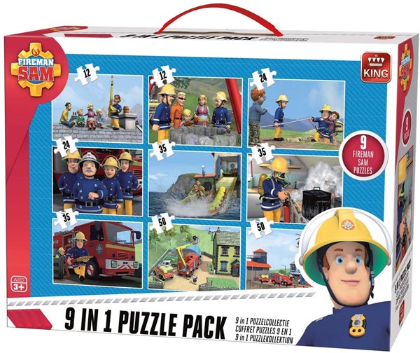 King International (05642) - "Fireman Sam" - 12 24 35 50 brikker puslespil
