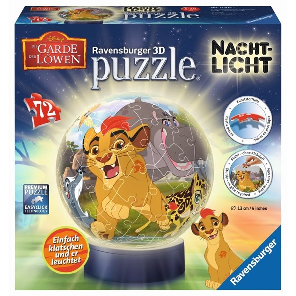 Ravensburger (11815) - "Lion Guard" - 72 brikker puslespil