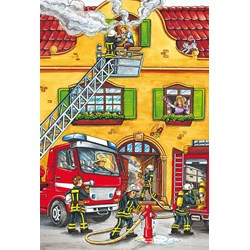 Schmidt Spiele (56215) - "Fire Brigade and Police" - 24 brikker puslespil