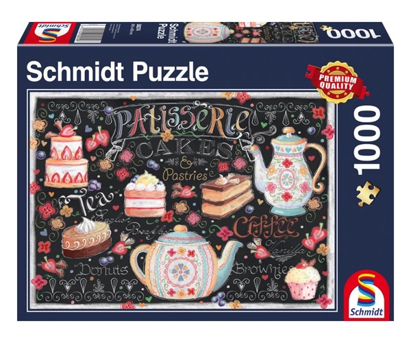 Schmidt Spiele (58274) - "Patisserie" - 1000 brikker puslespil