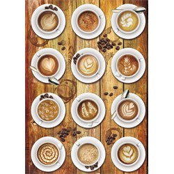 Schmidt Spiele (58277) - "Coffee" - 1000 brikker puslespil