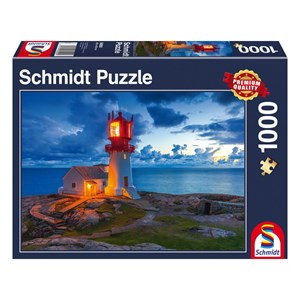 Schmidt Spiele (58292) - "Lighthouse" - 1000 brikker puslespil